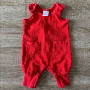 Hanna Andersson Baby French Terry Overalls 0-3 months
